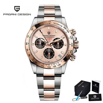 2026 New Men'S Watches Quartz Business Watch Mens Watches Top Brand Luxury Watch Men Chronograph VK63 Reloj Hombre
