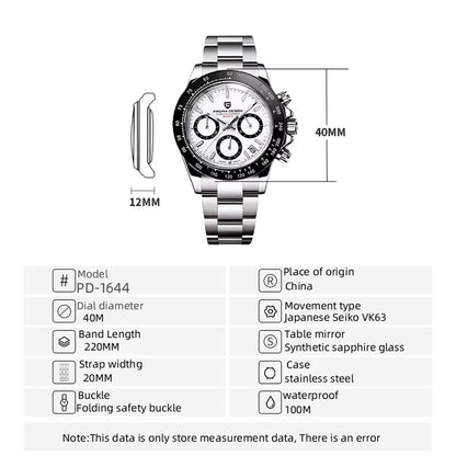 2026 New Men'S Watches Quartz Business Watch Mens Watches Top Brand Luxury Watch Men Chronograph VK63 Reloj Hombre